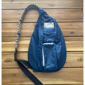 Kavu Rope Sling Crossbody Backpack Hiking True Outdoor Wear Blue Bag